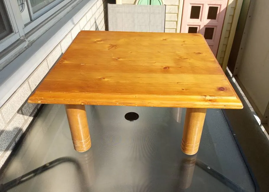 Small Wood Table photo 1