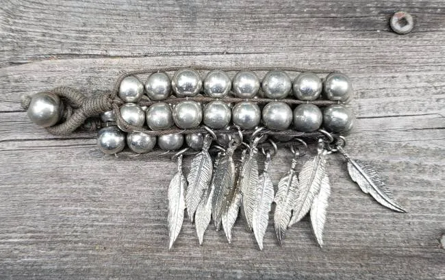 Silver Feather Bracelet photo 1
