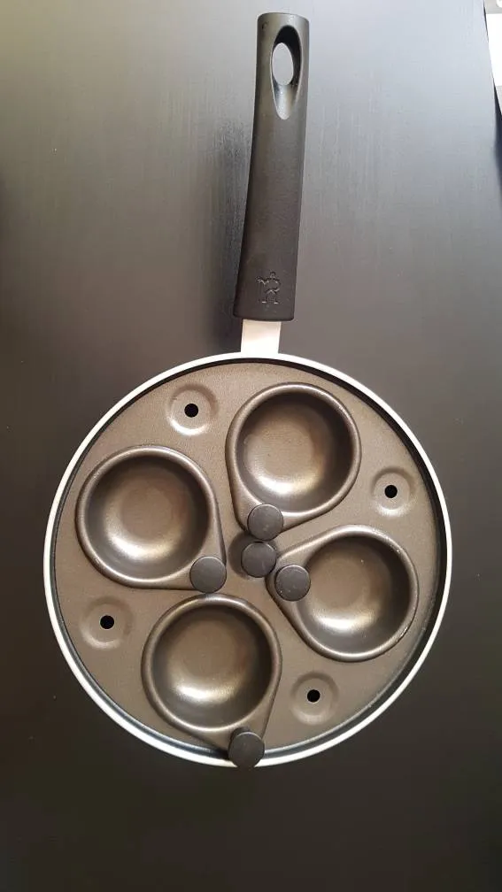 Henckels 4 Cup Egg Poacher with Detachable Egg Cups, Silver, ... photo 1