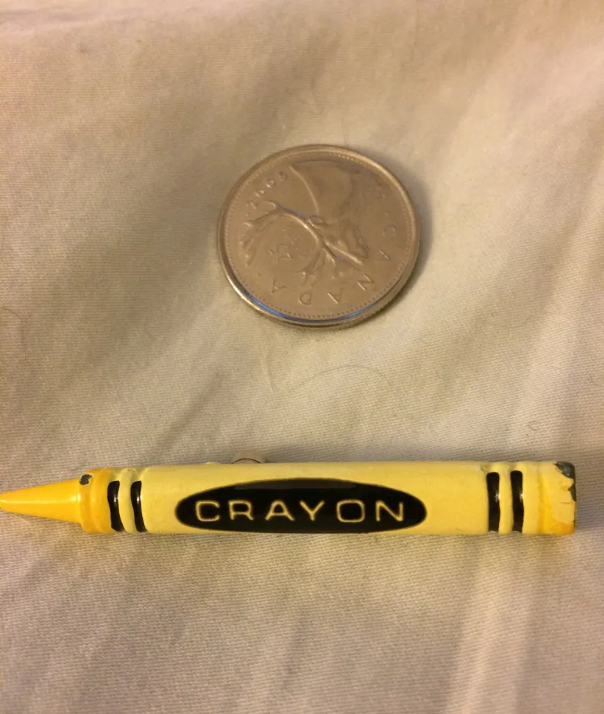 Vintage Crayon Pin photo 1