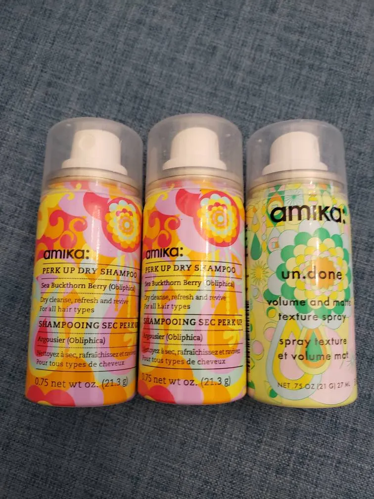4x Amika Dry Shampoo Travel Size photo 1