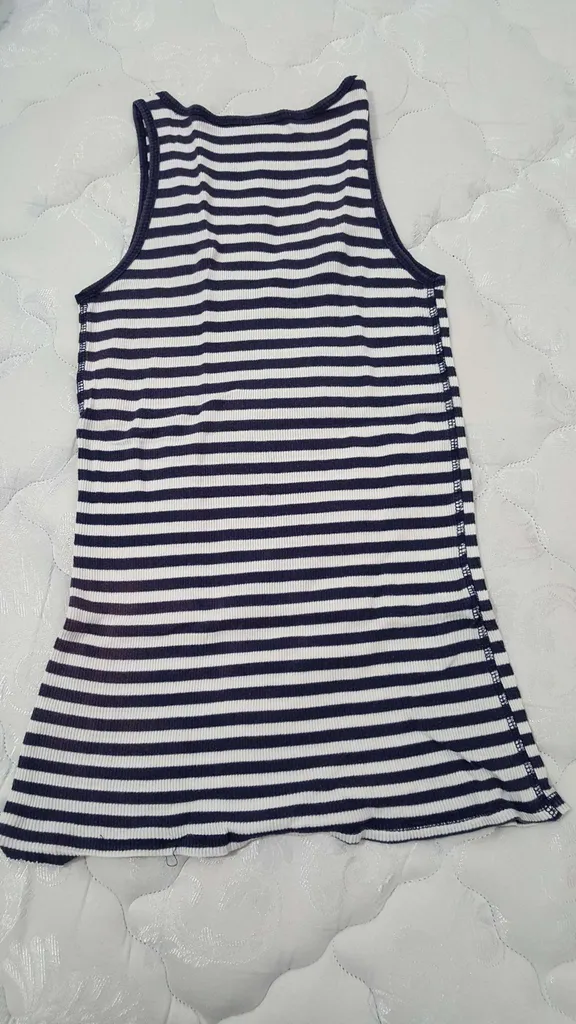 cute striped tank top -- slightly faded but still lots of com... photo 1