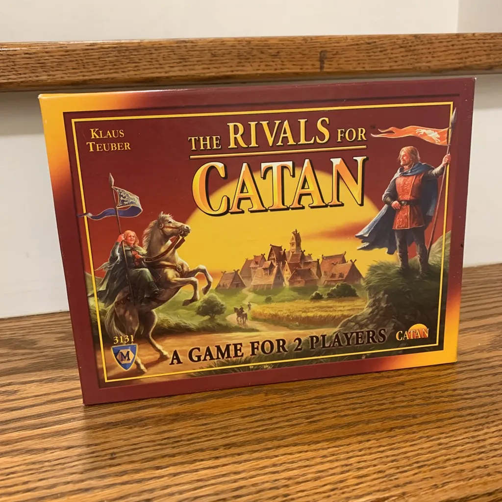The Rivals For Catan Board Game for 2 Players settlers. photo 1