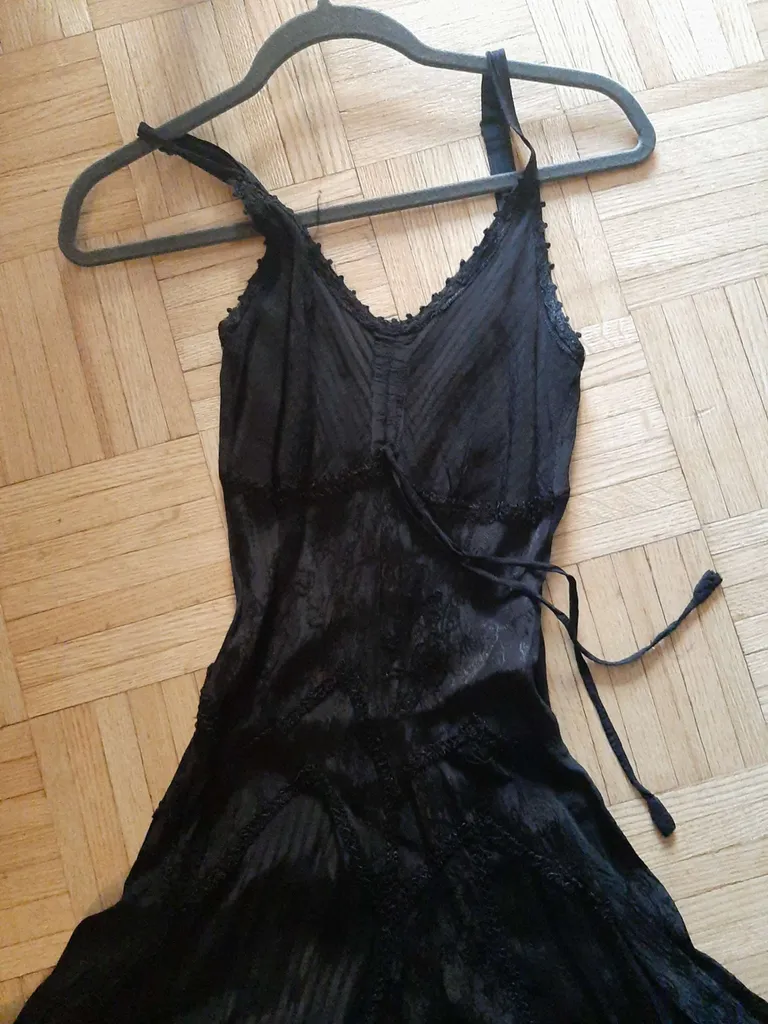 Amazing black gothic maxi dress photo 1