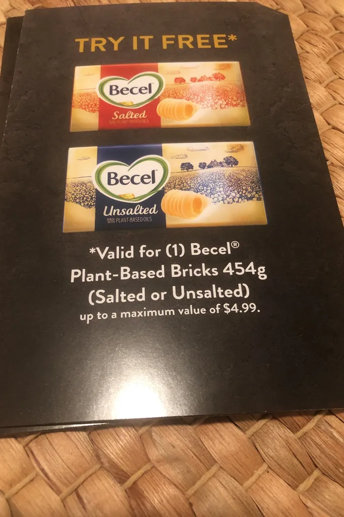 Coupon for Free Becel Brick photo 1
