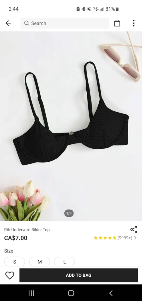 NEW BIkini Top photo 1