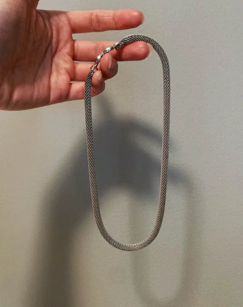 Vintage Fine Chain Mail / Chain Link Choker photo 1