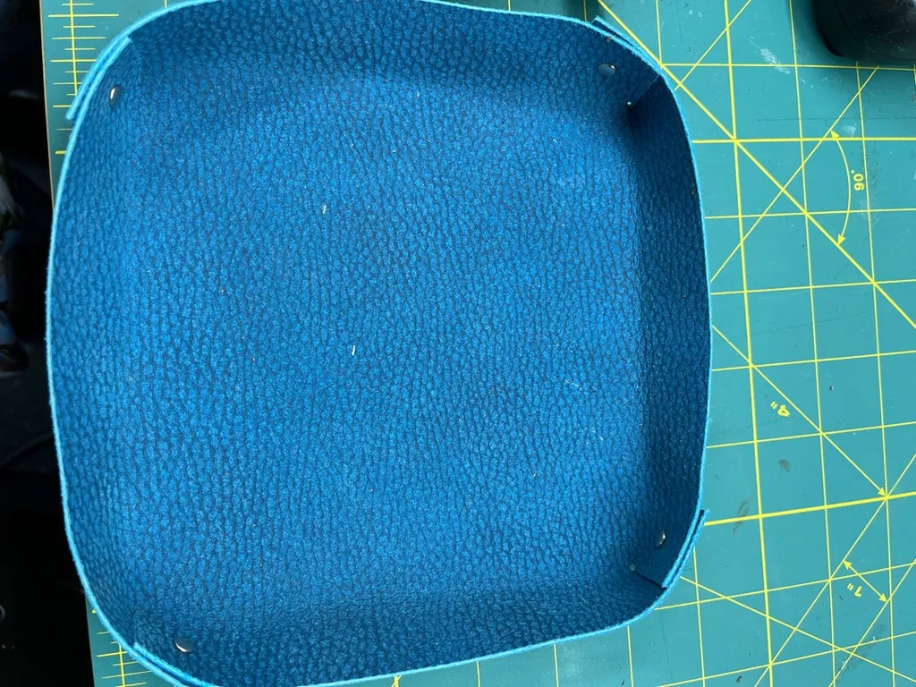 Handmade Leather Tray photo 1