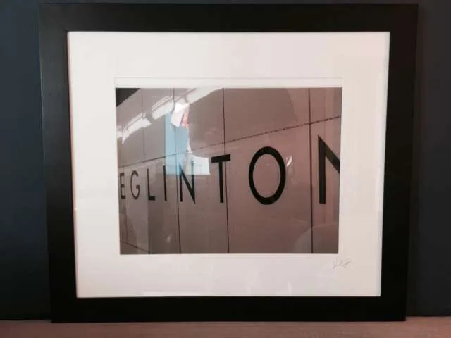 ***LAST CALL*** Framed "EGLINTON STN" ORIGINAL photo 1