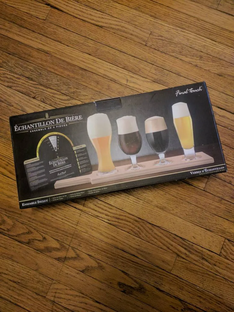 BNIB Beer Flight Tasting Set photo 1