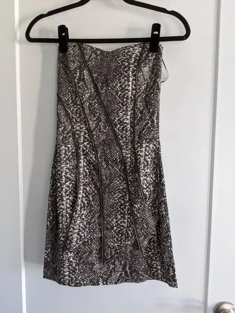 H&M Snakeskin Dress - Size XS photo 1