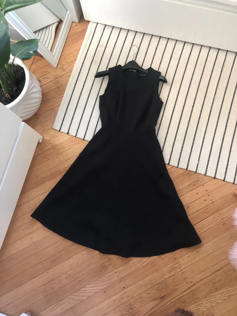 Skater Black Dress photo 1