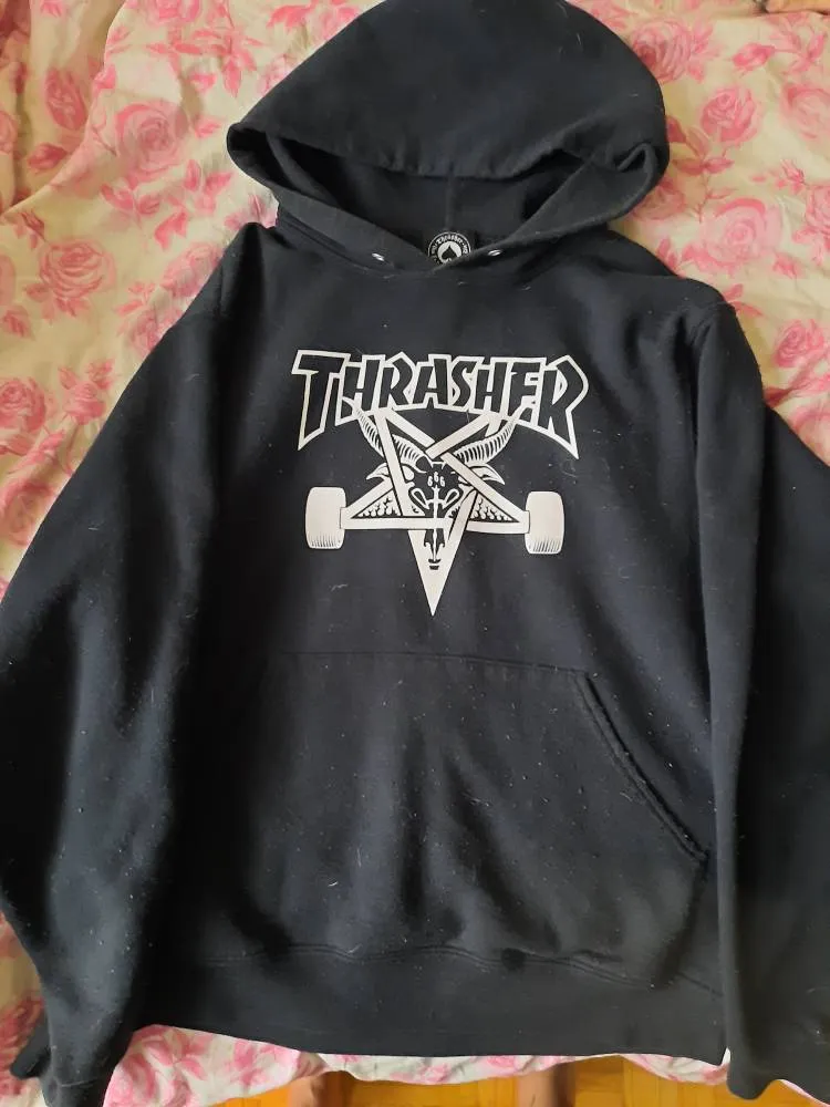 Rebunz Thrasher Hoodie Size Small photo 1