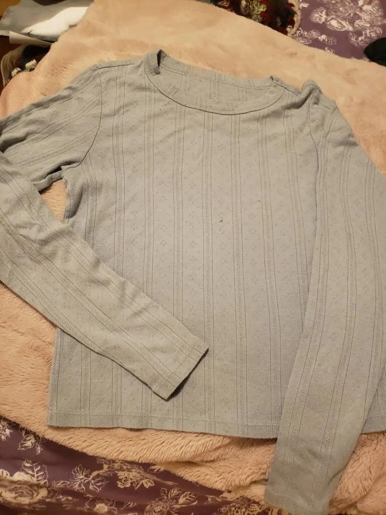 Light Blue Aerie Top Size Small photo 1