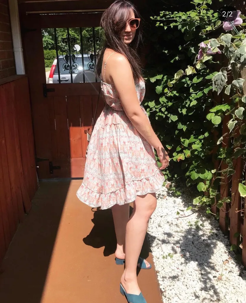 ANTHROPOLOGIE Pink Sundress photo 1