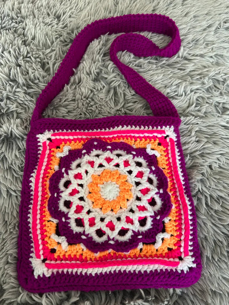 Crochet Tote Bag photo 1
