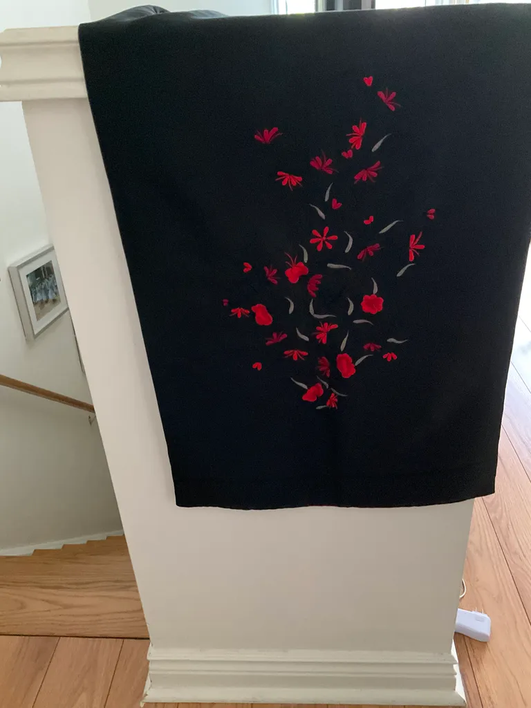 Reversible silk scarf/shawl photo 1