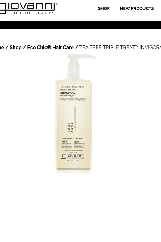 TO SHARE-Giovanni Tea Tree Shampoo photo 1