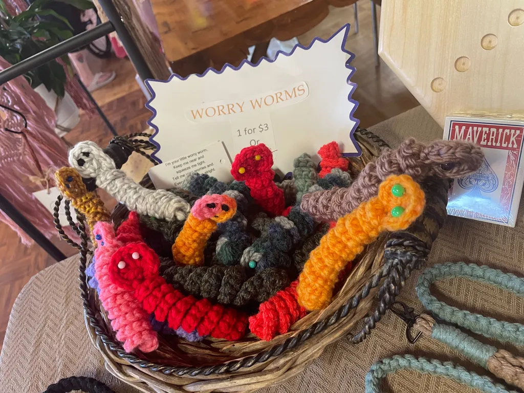 Handmade worry worms - Fidget toy photo 1