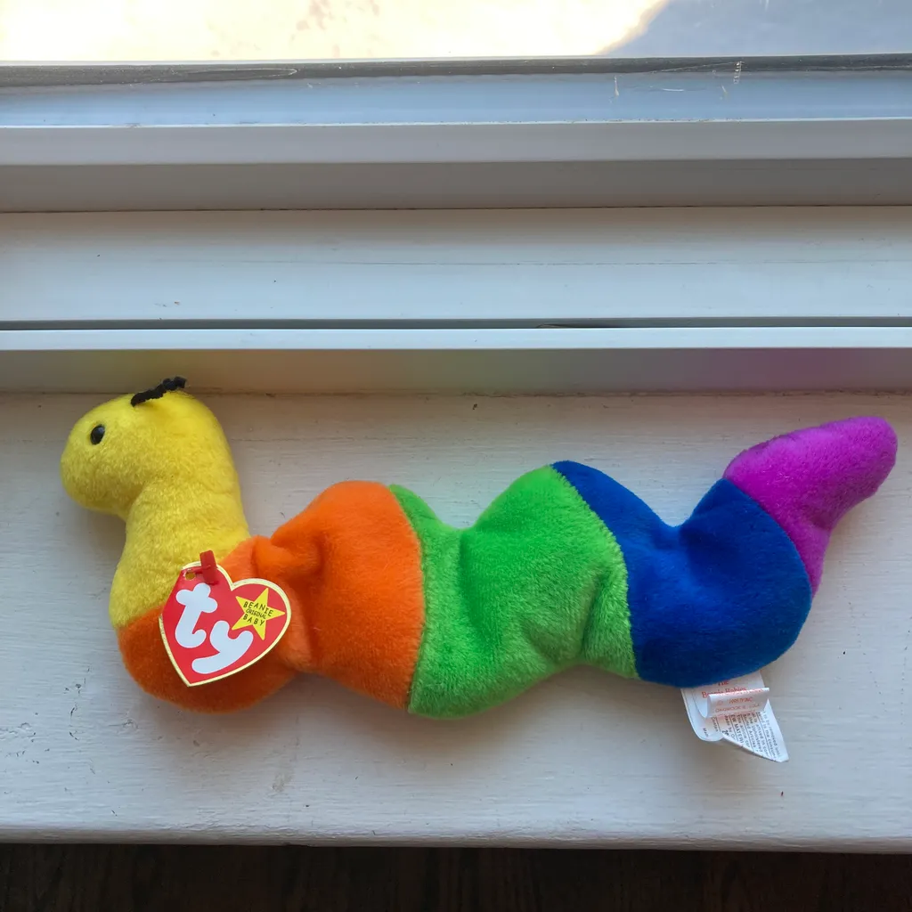 Collectable rare beanie baby snake/worm photo 1
