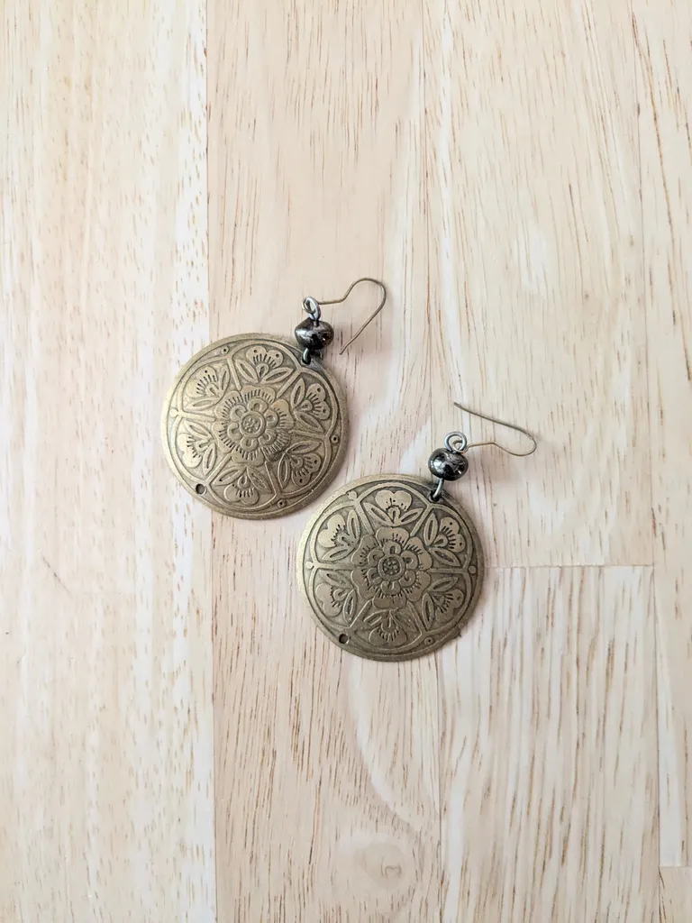 Round Boho Earrings photo 1