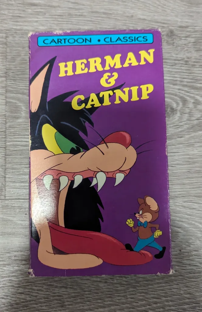 Herman & Catnip Cartoon Classics VHS Tape Movie photo 1