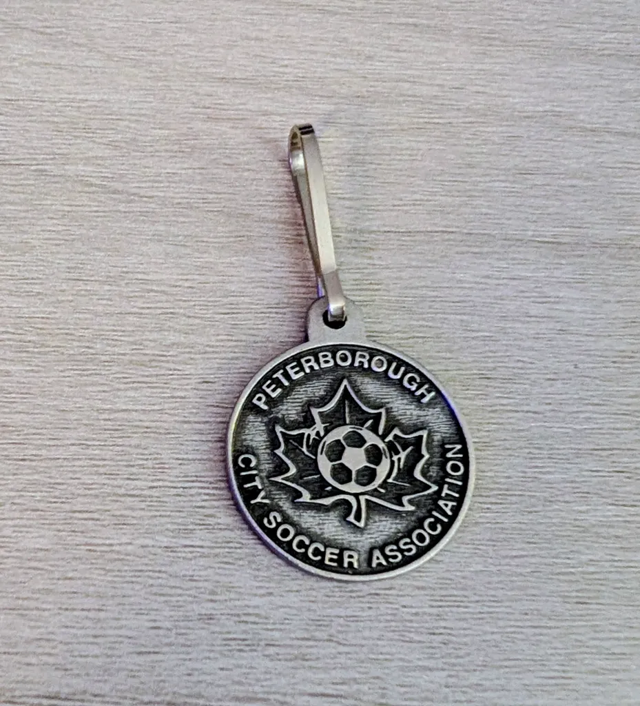 Brand New Peterborough City Soccer Association Keychain photo 1