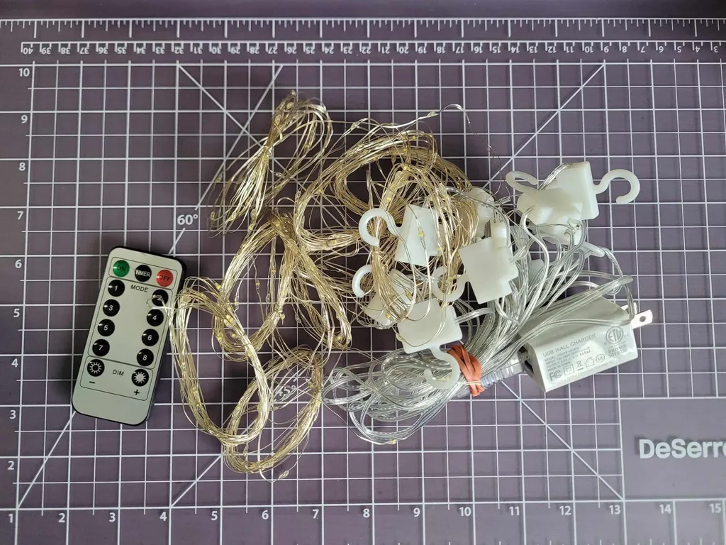 String Lights for Window, with remote photo 1