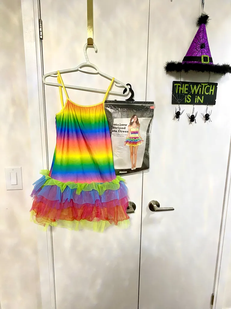 Rainbow Tutu Dress BNWT photo 1