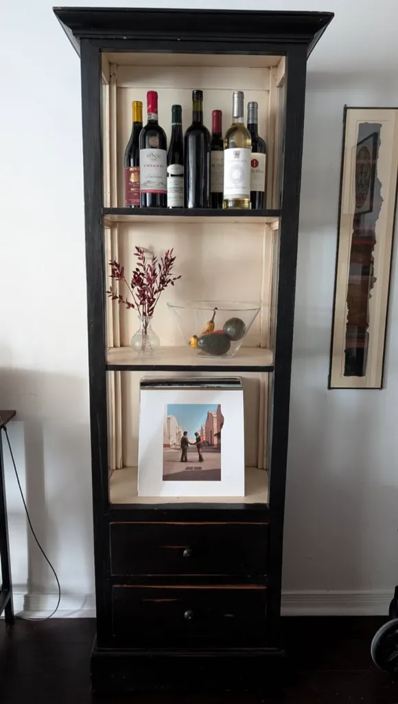 Solid wood antique display case/bookcase photo 1