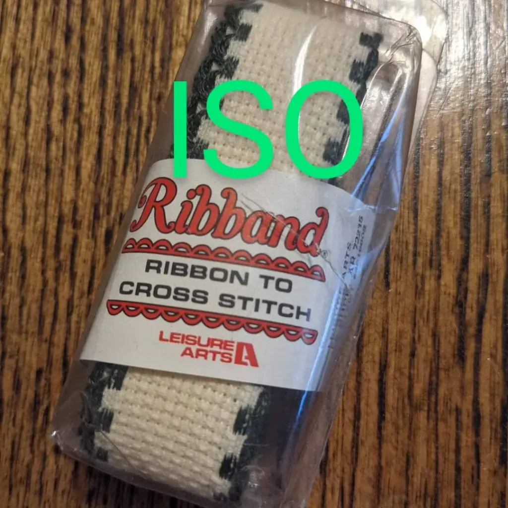 ISO - cross-stitch ribbon photo 1