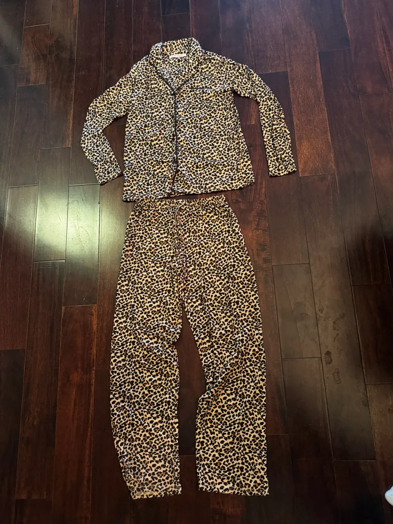 Leopard Print Sleep PJ Set / Small photo 1