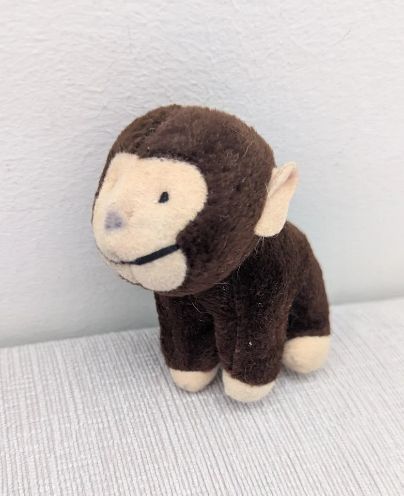 Adorable Mini Plush Monkey Toy photo 1