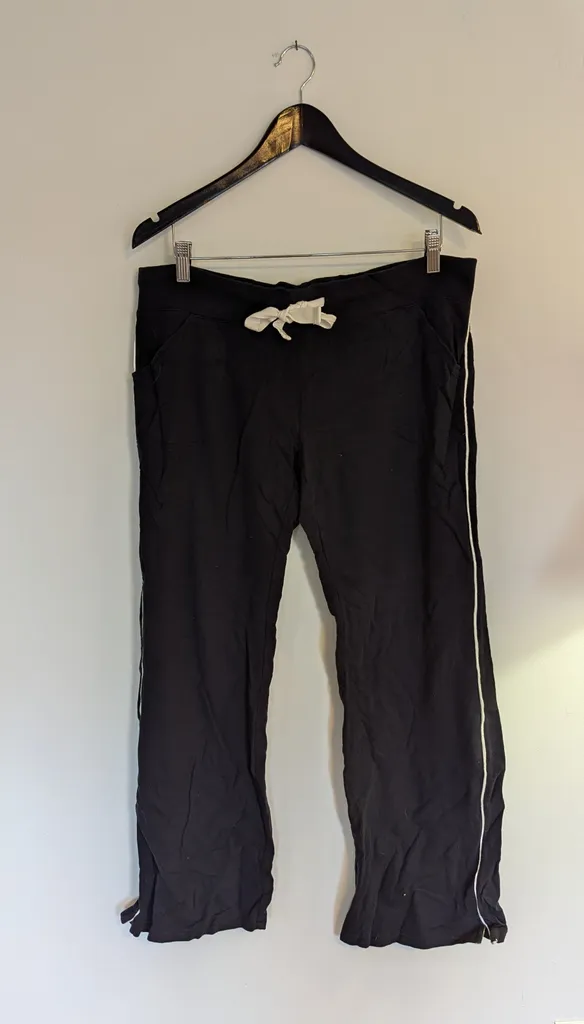 Jacob Cohen Women's Black Sweatpants - Women's Large photo 1