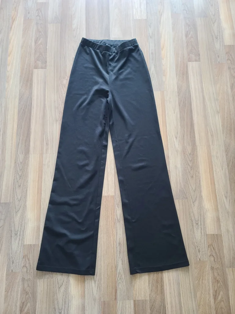 High waisted black pants size S photo 1