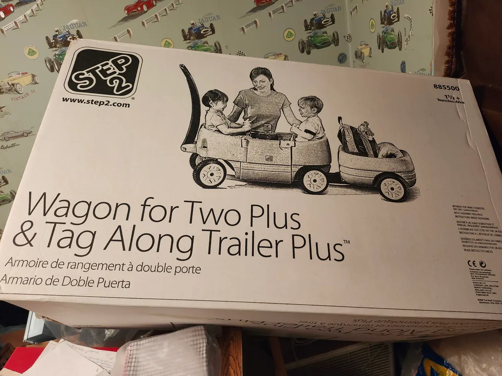 Step 2 wagon for two plus & tag along trailer plus photo 1