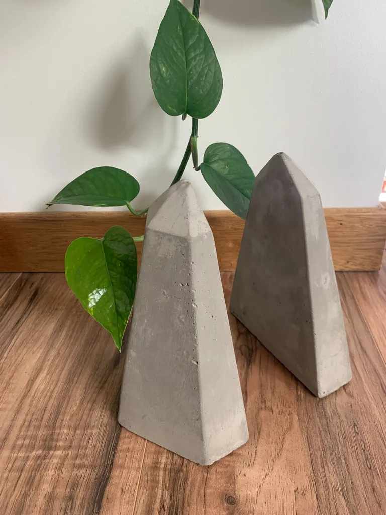 Concrete bookends  photo 1