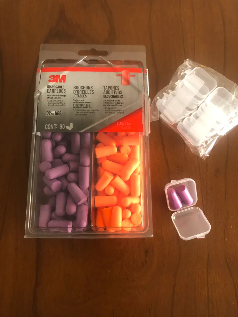 New 3M Ear Plugs (5-6pairs + new case) photo 1