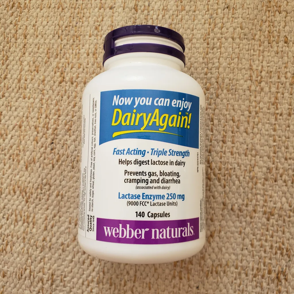 Lactose intolerance enzyme pills photo 1