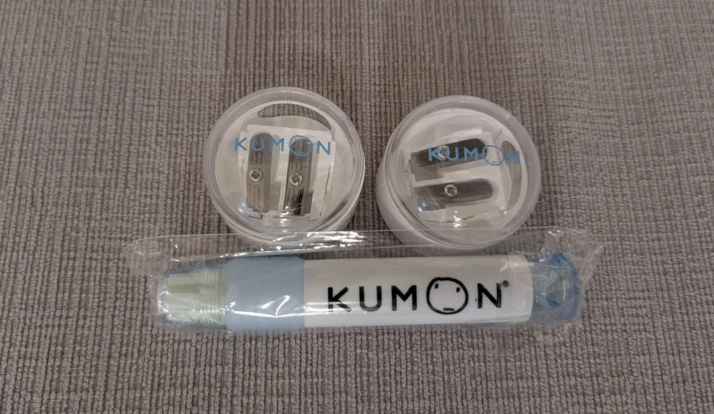 Brand New Kumon Pencil Sharpeners and Eraser Sticke photo 1