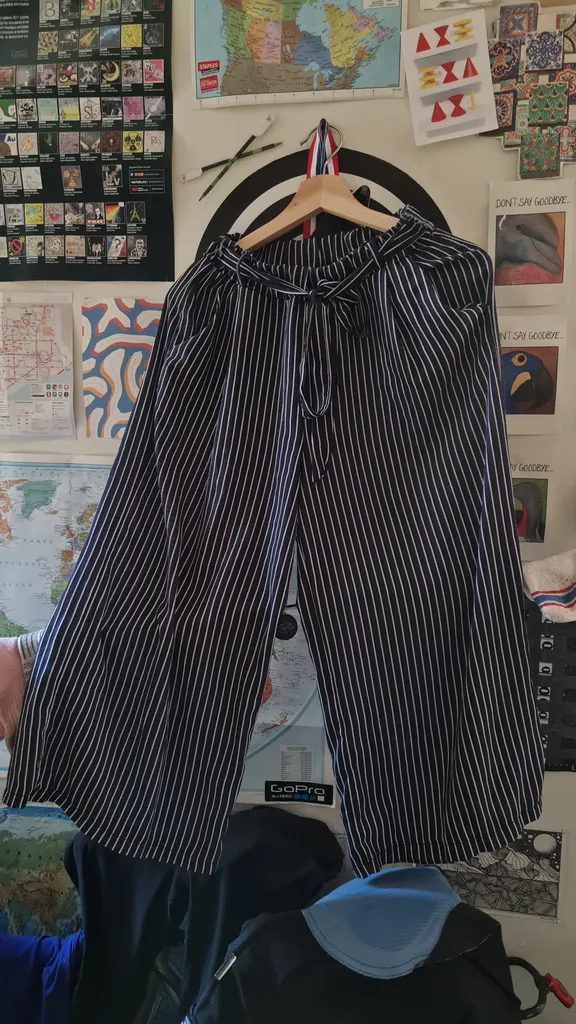 striped culottes photo 1