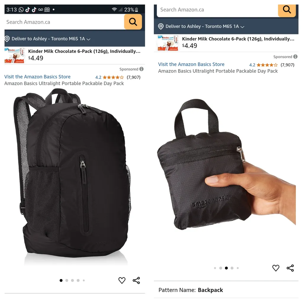 Ultralight packable day pack photo 1