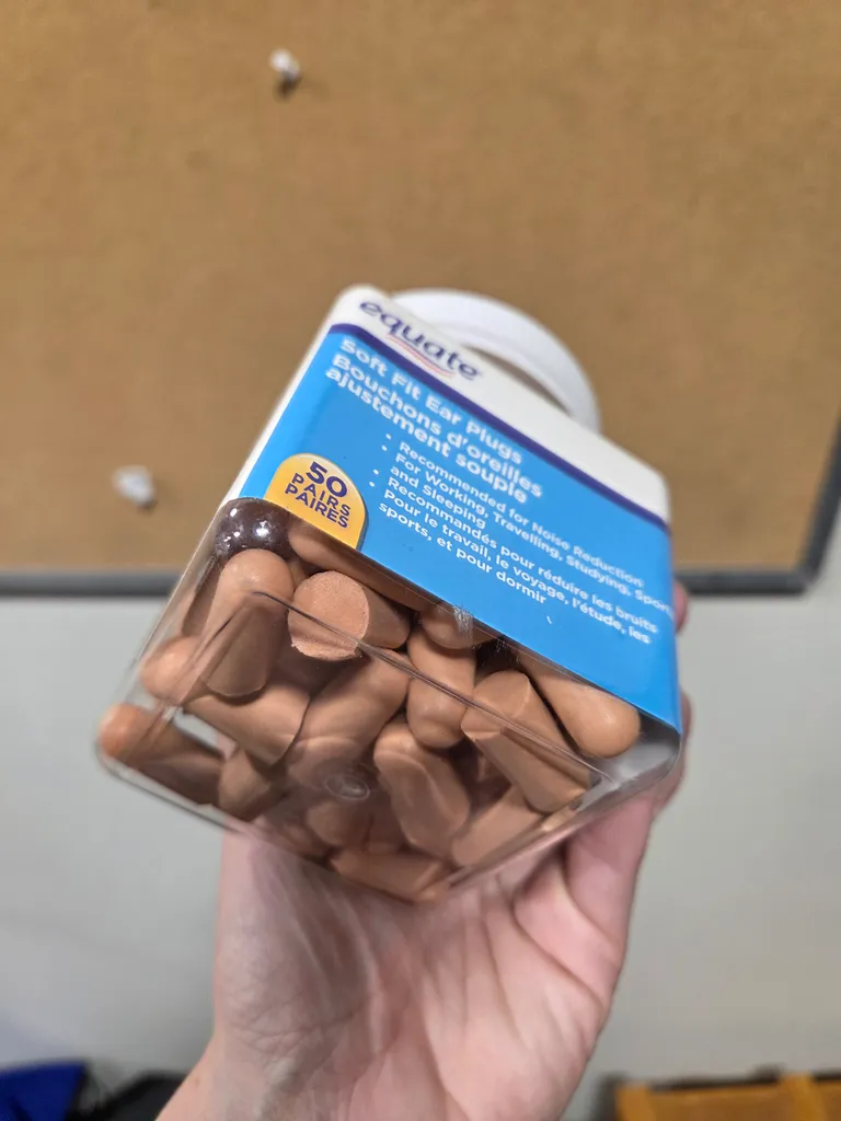 Box of earplugs photo 1