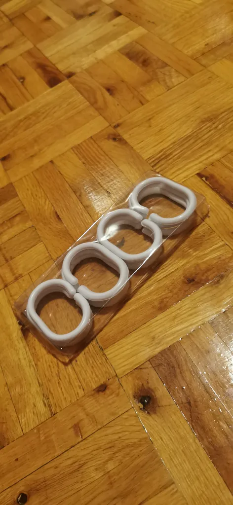 BNIP shower curtain rings  photo 1