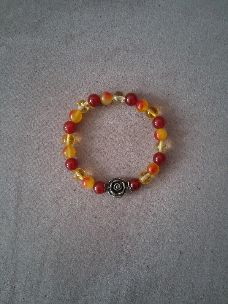 Fiery rose crystal bracelet photo 1