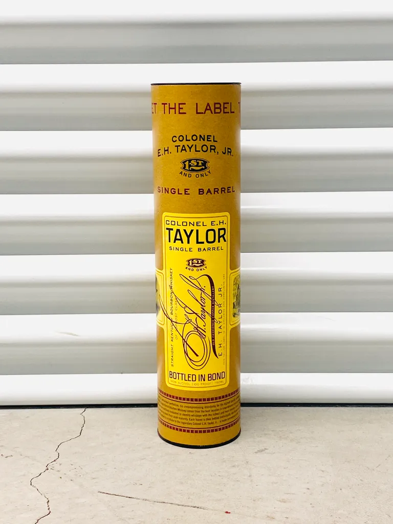 Colonel E.H. Taylor Jr Single Barrel Bourbon Whiskey (sealed) photo 1