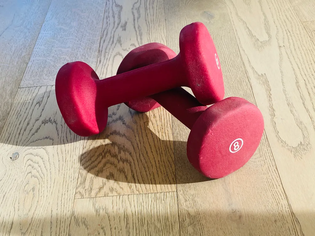 Pair of 8lbs Neoprene Dumbbells photo 1