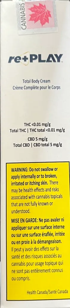 RePlay CBD lotion photo 1