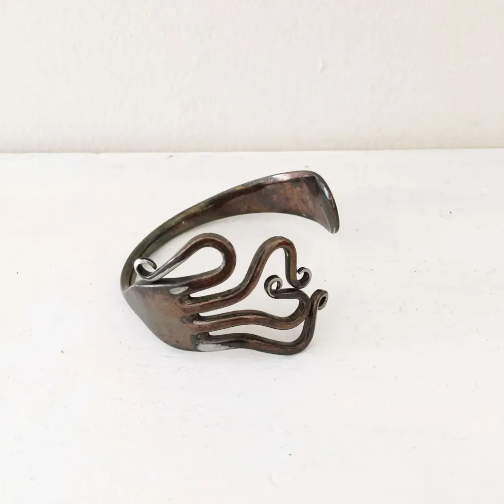 Vintage Metal Fork Bracelet photo 1