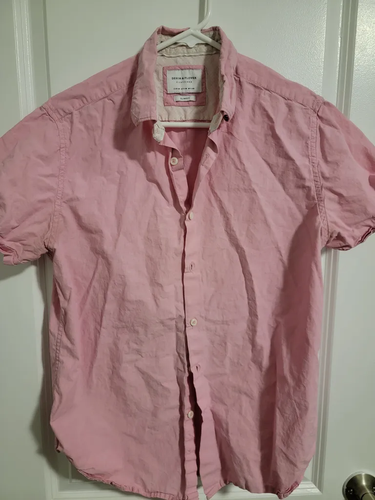 Denim and flower shirt  photo 1